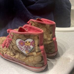 Coach Signature Hightop Sneakers